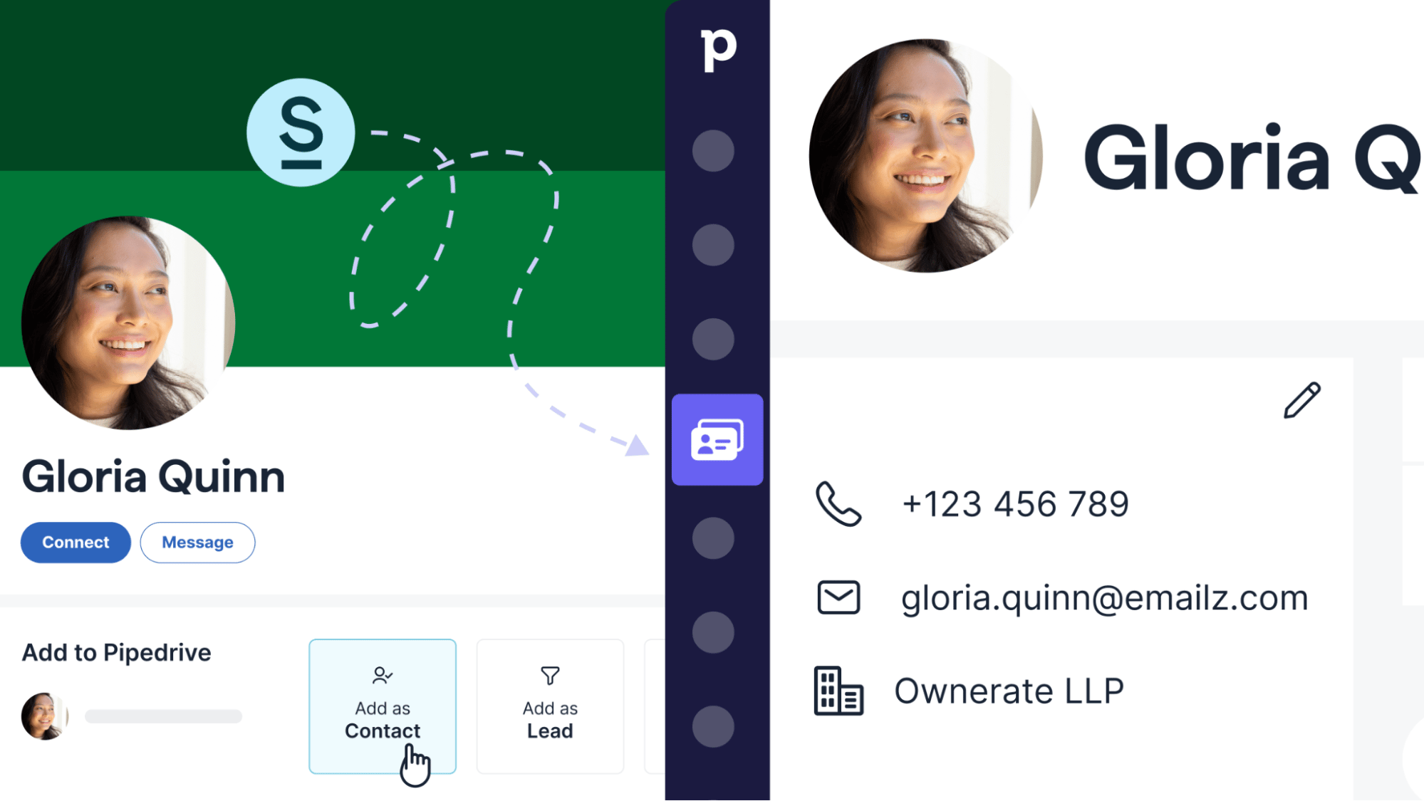 Pipedrive Surfe Linkedin Proefversie